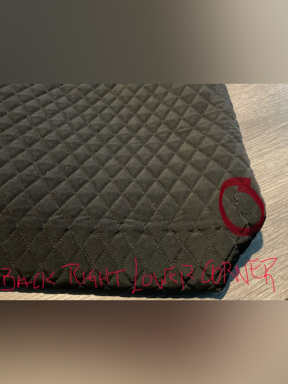 Vera Bradley Black Quilted 5piece BUNDLE - Good Used Condition MSRP: $425+ - Picture 16 of 16